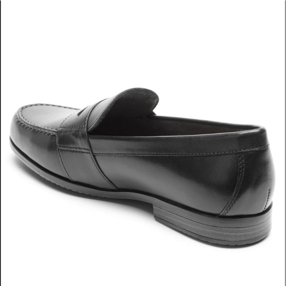 NEW Rockport Leather Black Penny Loafer Sz 9.5/10 main image 5